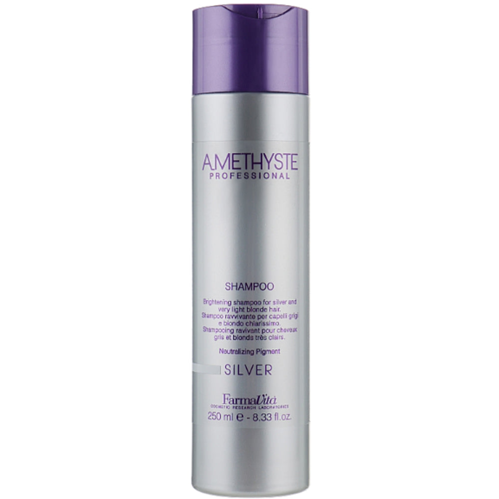 Farmavita Amethyste Silver Shampoo - Шампунь для осветлённых и седых волос