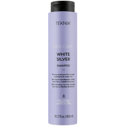 Тонуючий шампунь для нейтралізації жовтизни - Lakme Teknia White Silver Shampoo