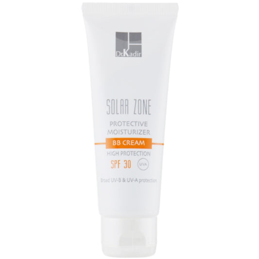 Dr. Kadir Solar Zone Protective BB Cream SPF 30 - Сонцезахисний зволожуючий крем з тоном