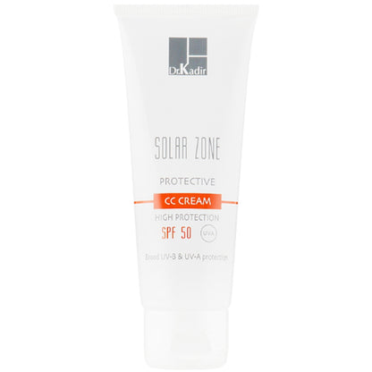 Dr. Kadir Solar Zone Protective CC Cream SPF 50 - Солнцезащитный увлажняющий крем с тоном