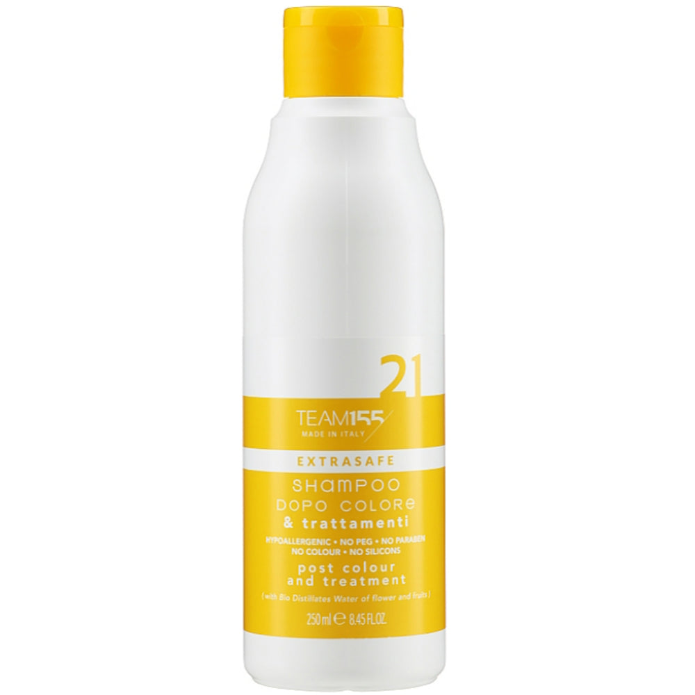 Team 155 Extrasafe Post Color And Treatment Shampoo 21 - Шампунь для нанесення після фарбування і технічних процедур