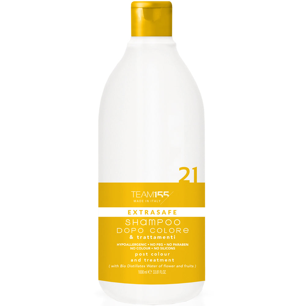 Team 155 Extrasafe Post Color And Treatment Shampoo 21 - Шампунь для нанесення після фарбування і технічних процедур