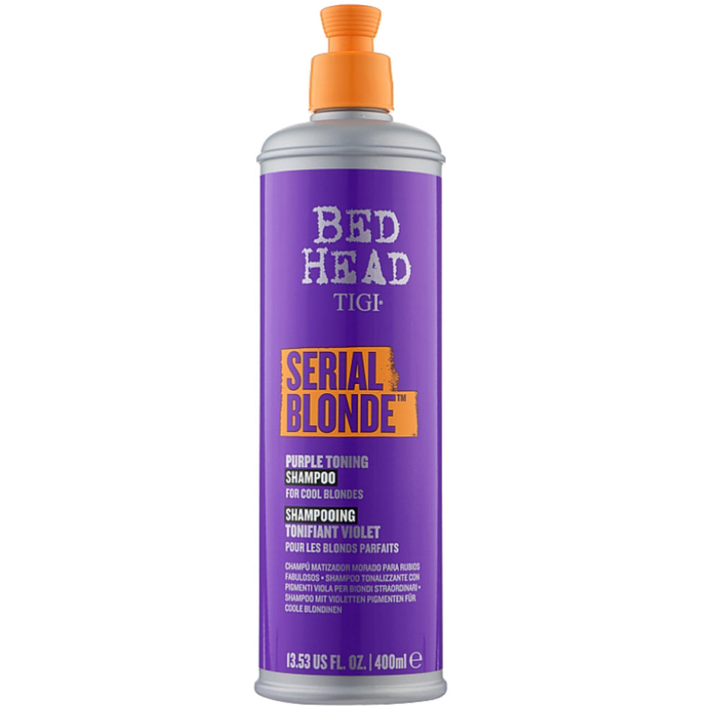 Шампунь для нейтрализации желтизны светлых волос - Tigi Bed Head Serial Blonde Purple Toning Shampoo