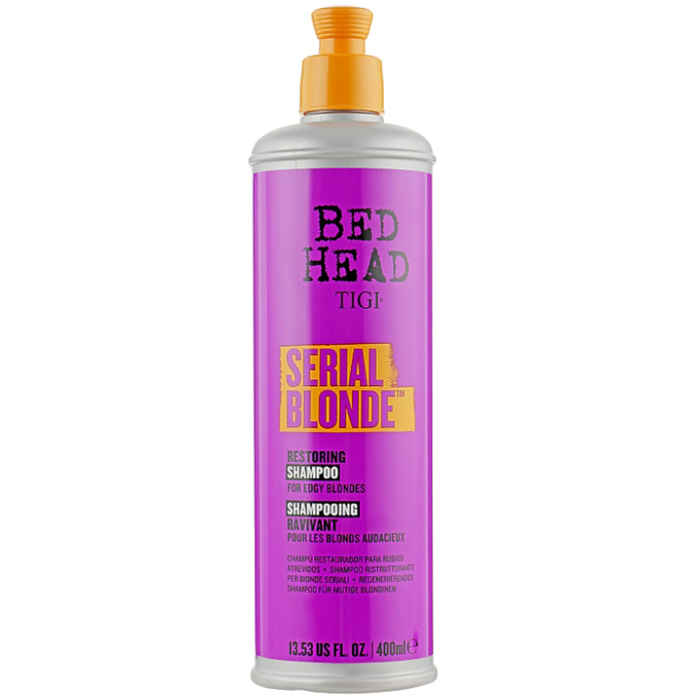 Шампунь відновлюючий для блондованого волосся - Tigi Bed Head Serial Blonde Restoring Shampoo