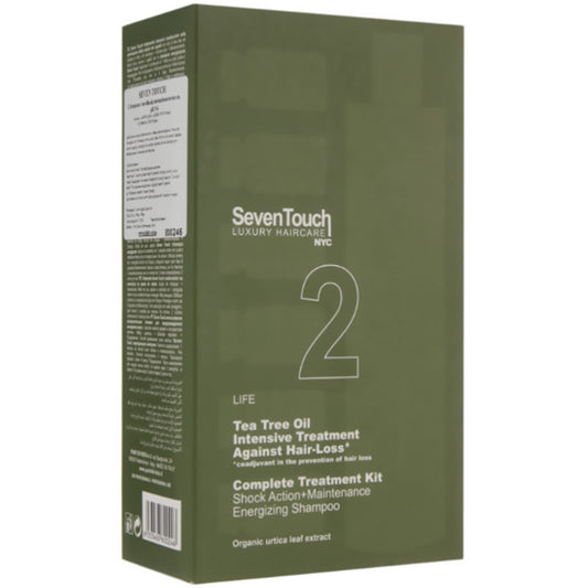 Punti di Vista Seven Touch 2 Complete Treatment Kit - Полный комплекс средств против выпадения волос с маслом чайного дерева