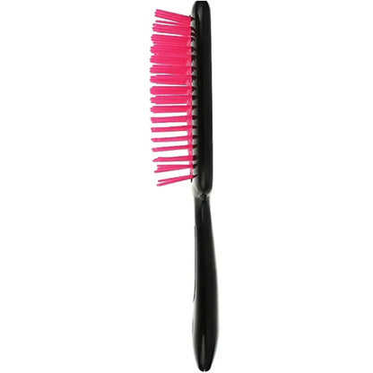 Расческа для волос черная с малиновым - Janeke Superbrush The Original Italian Black&Raspberry