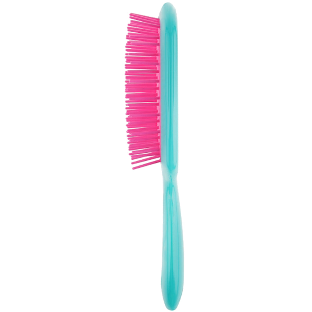 Расческа для волос синий с розовыми - Janeke Superbrush The Original Italian Blue&Pink