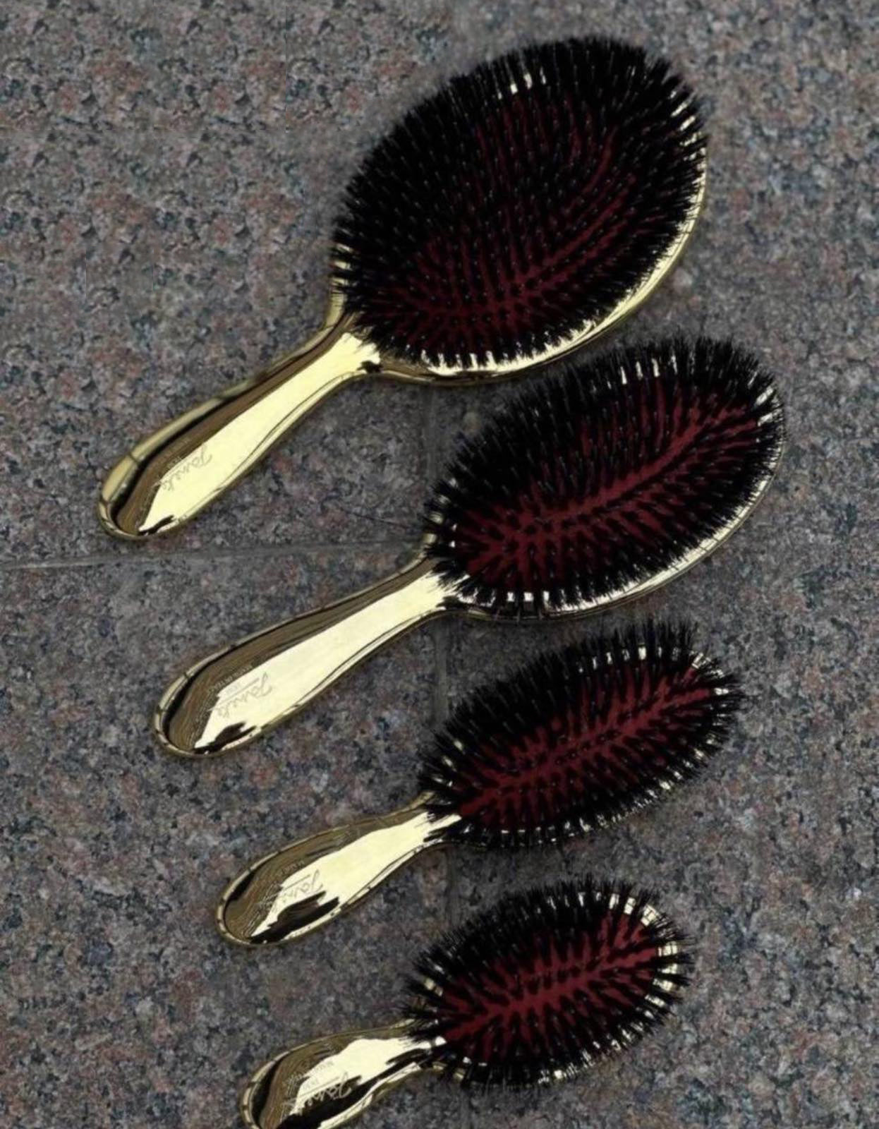 Щітка для волосся з натуральною щетиною - Janeke Gold Hairbrush L