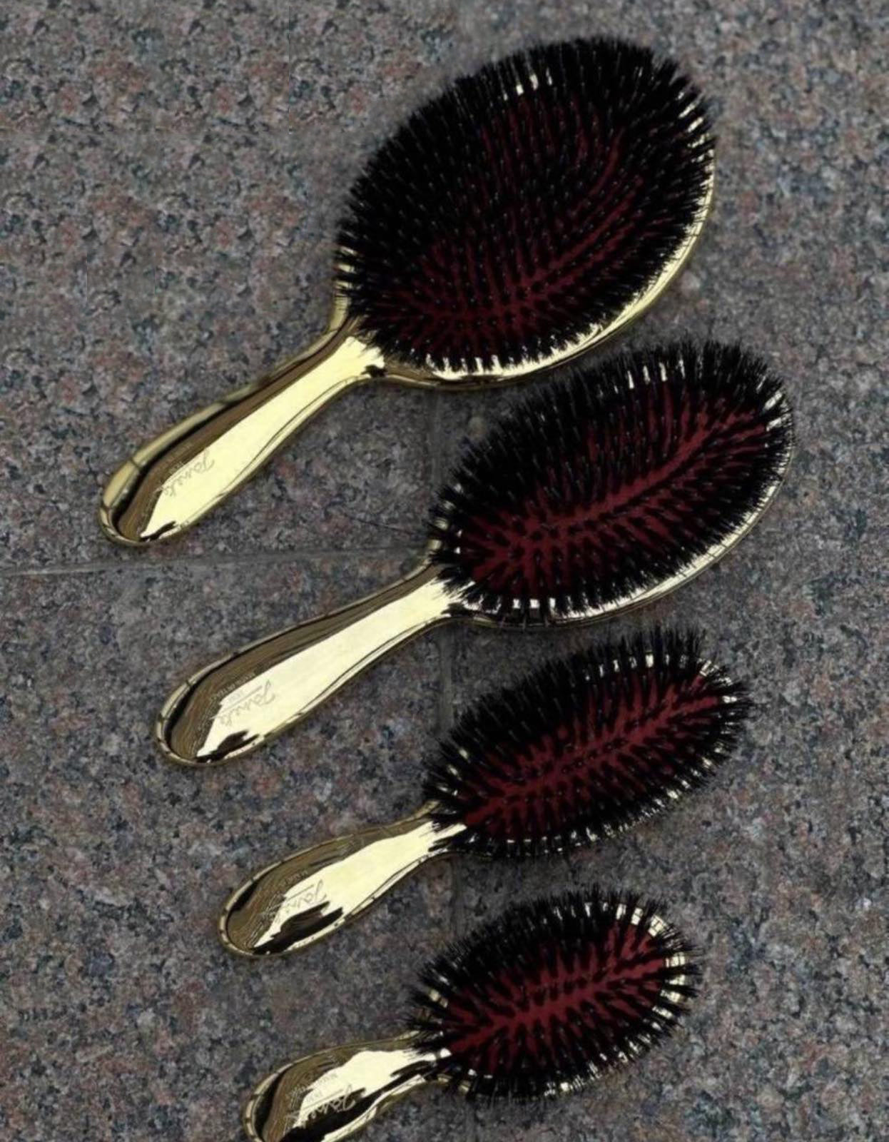 Щітка для волосся з натуральною щетиною - Janeke Gold Hairbrush S