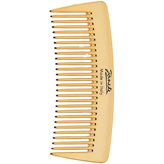 Гребінь для волосся золотистий - Janeke Pocket Comb Gold