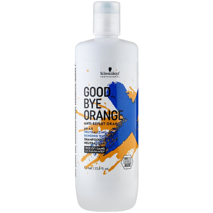 Бессульфатный шампунь с антиоранжевым эффектом – Schwarzkopf Professional Goodbye Orange Shampoo