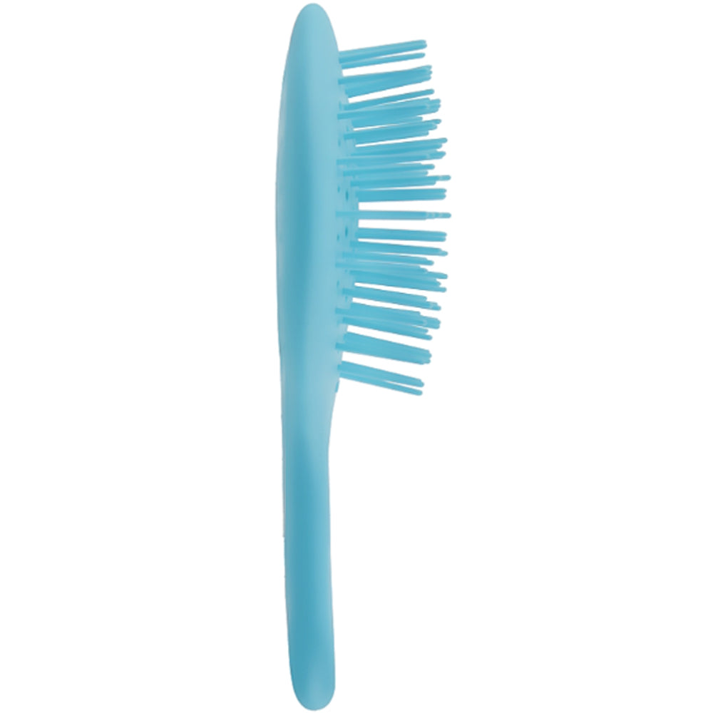 Щетка для волос синяя - Janeke Superbrush Mini Silicon Line Blue