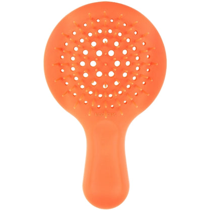 Щетка для волос оранжевая - Janeke Superbrush Mini Silicon Line Orange