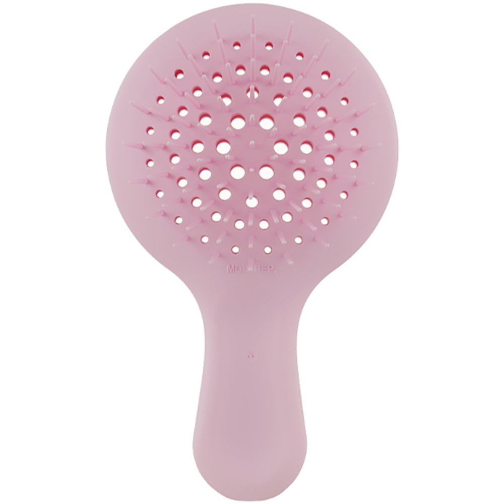 Щетка для волос розовая - Janeke Superbrush Mini Silicon Line Pink