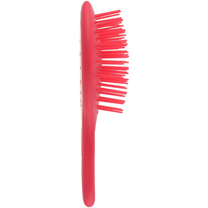 Щетка для волос красная - Janeke Superbrush Mini Silicon Line Red