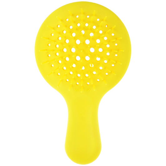 Щітка для волосся жовта - Janeke Superbrush Mini Silicon Line Yellow