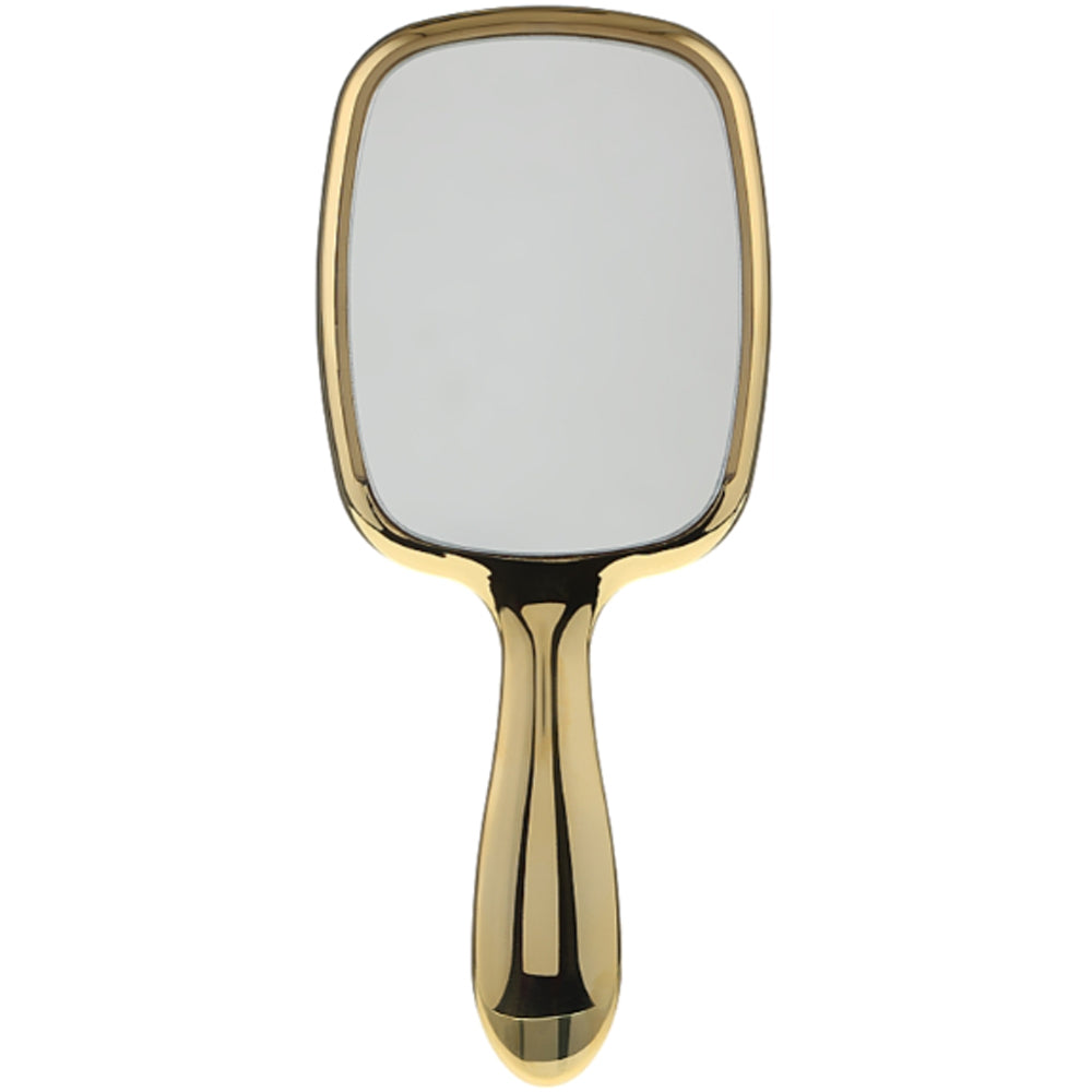 Гребінець для волосся з дзеркалом золотий - Janeke Hairbrush With Mirror Gold