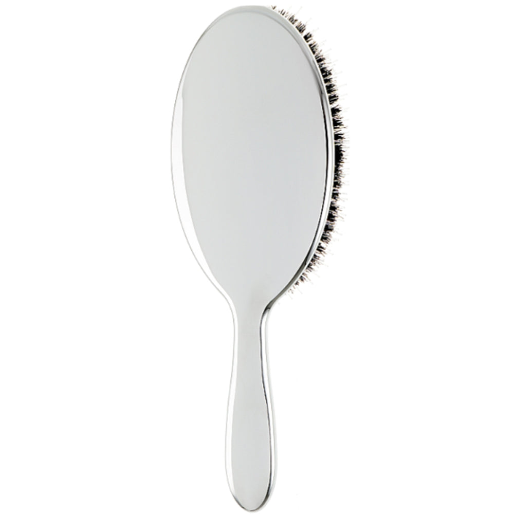 Щітка для волосся з натуральною щетиною - Janeke Silver Hairbrush L