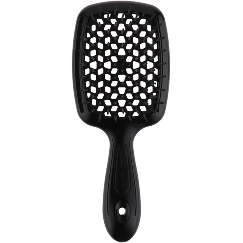 Гребінець для волосся чорний - Janeke Superbrush Small Black