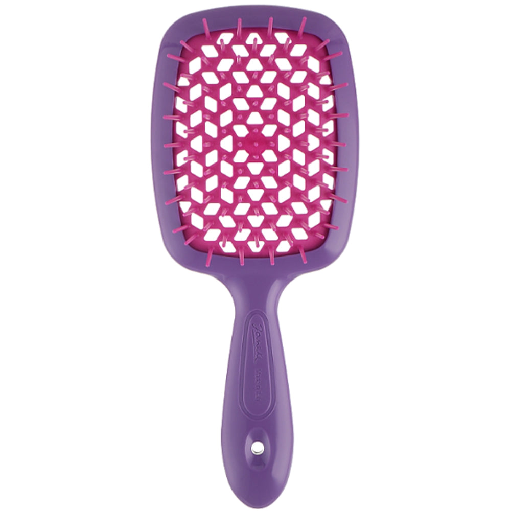 Гребінець для волосся фіолетовий з рожевим - Janeke Superbrush The Original Italian Violet&Pink