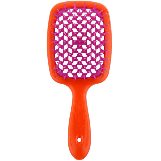 Гребінець для волосся помаранчевий з фіолетовим - Janeke Superbrush The Original Italian Orange&Violet