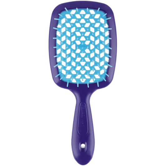 Гребінець для волосся фіолетовий з синім - Janeke Superbrush The Original Italian Violet&Blue