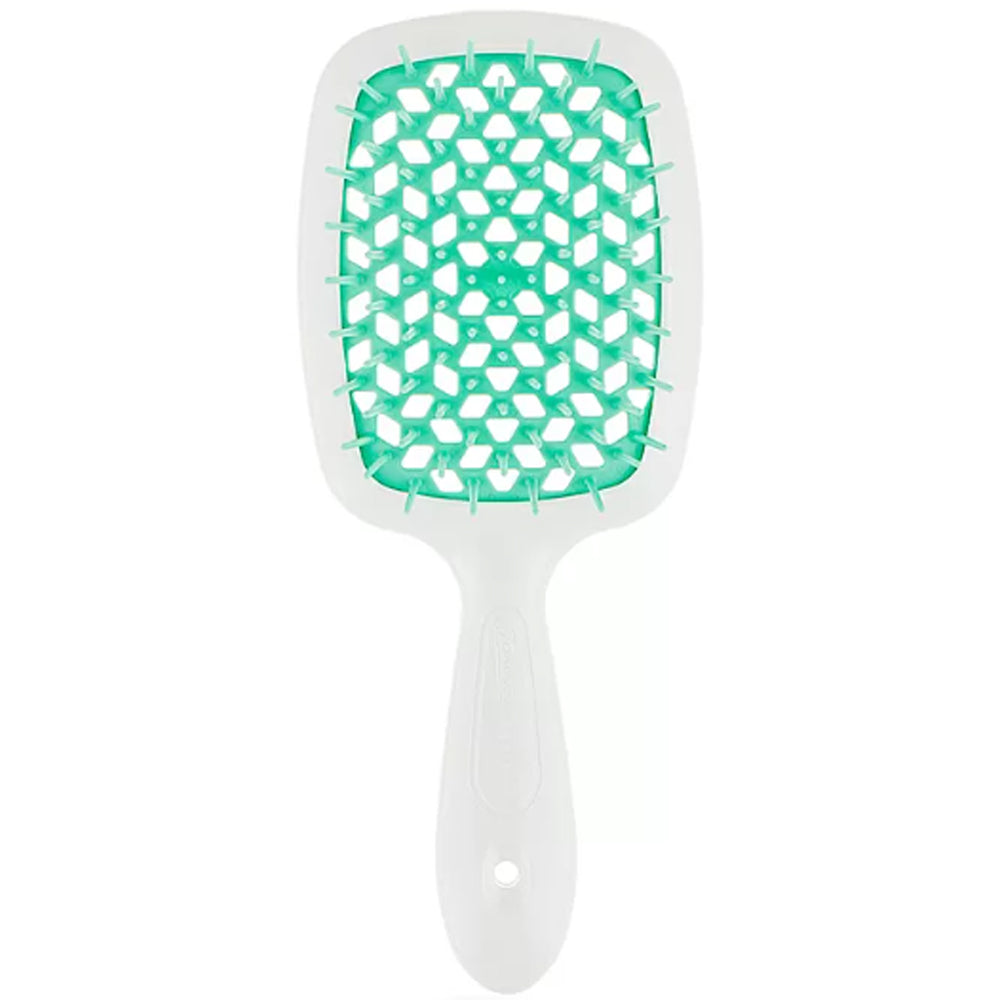 Расческа для волос белая мята - Janeke Superbrush The Original Italian White Mint