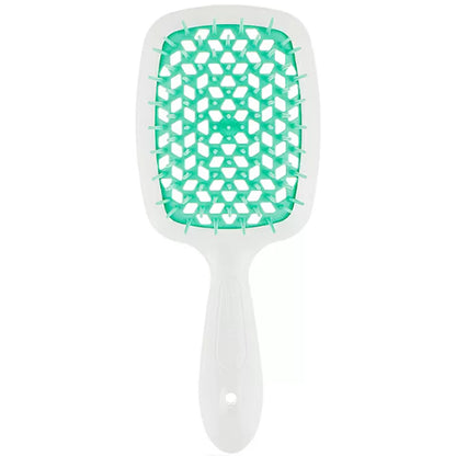 Расческа для волос белая мята - Janeke Superbrush The Original Italian White Mint