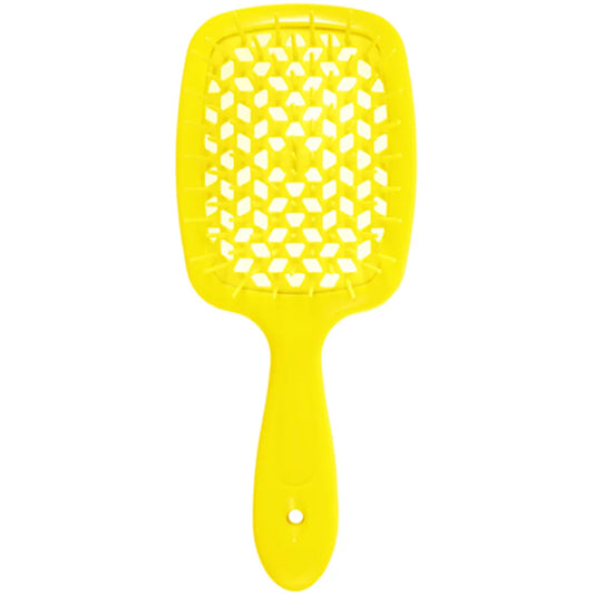 Гребінець для волосся жовтий неон - Janeke Superbrush The Original Italian Yellow Neon