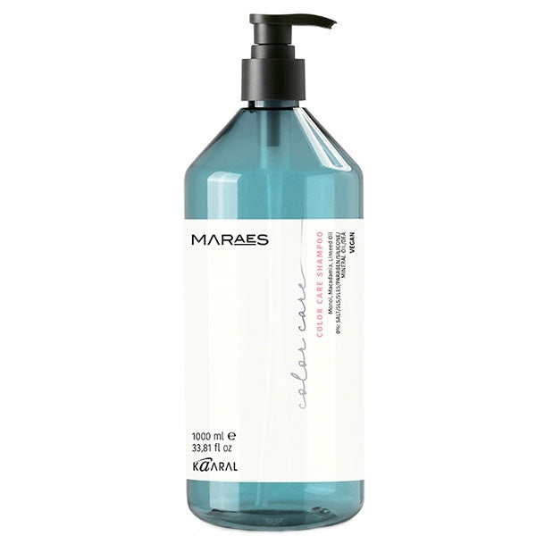 Kaaral Maraes Color Care Shampoo - Шампунь для фарбованого волосся з олією макадаміїї та лляною олією