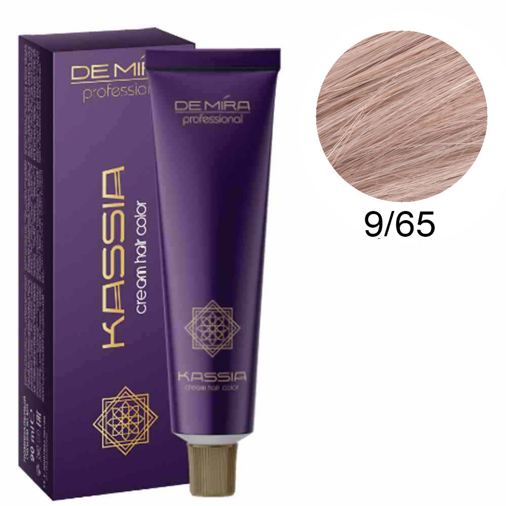 Професійна стійка крем-фарба - DeMira Professional Kassia Cream Hair Color 90ml