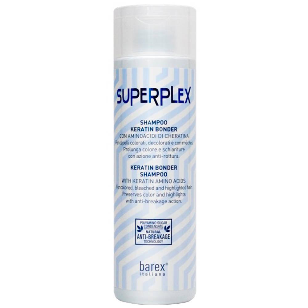 Barex Italiana Superplex Keratin Bonder Shampoo — Шампунь для окрашенных и обесцвеченных волос