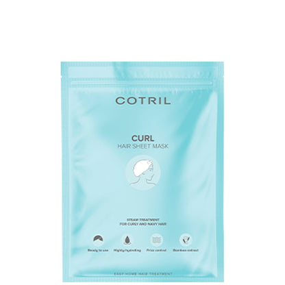 Маска-шапочка тканевая для идеальных локонов - Cotril Curl Hair Sheet Mask