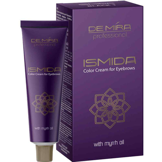 Профессиональная крем-краска для бровей 20мл+20мл - DeMira Professional Ismida Color Cream For Eyebrows 20ml+20ml