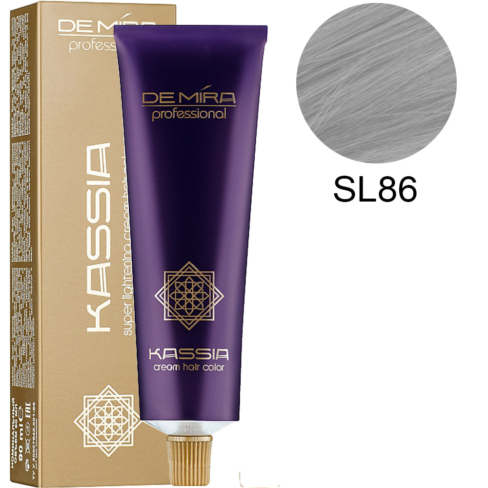 Профессиональная стойка крем-краска 90мл - DeMira Professional Kassia Super Lightening Cream Hair Color 90ml