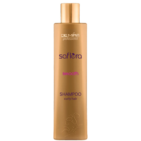 Шампунь для выпрямления волнистых волос - DeMira Professional Saflora Smooth Shampoo