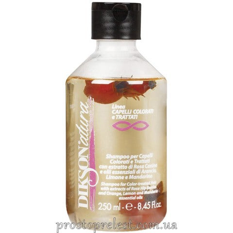 Dikson Natura Shampoo Colorati - Шампунь для фарбованого волосся з екстрактом червоної шипшини