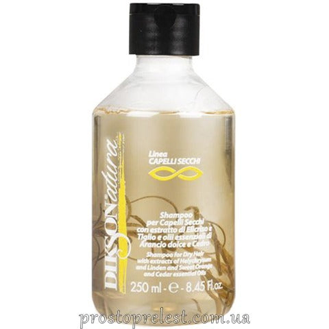 Dikson Natura Shampoo Secchi - Шампунь для сухого волосся з екстрактом безсмертника і липи