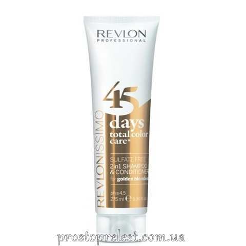 Revlon Professional Revlonissimo 45 Days Shampoo and Conditioner Golden Blondes - Шампунь-кондиціонер для золотистих блонд тонів