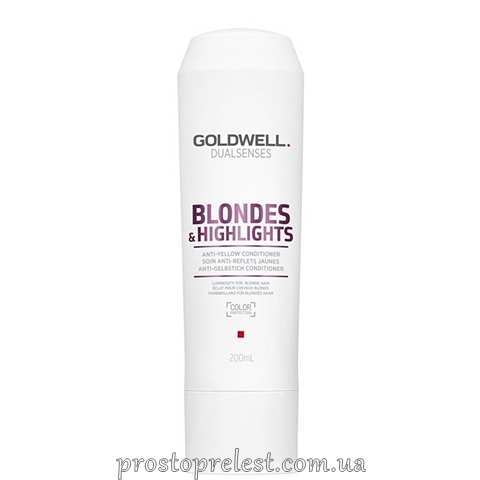Goldwell Dualsenses Blondes & Highlights Anti-Yellow Conditioner - Кондиционер против желтизны для осветленных волос