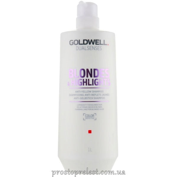 Goldwell Dualsenses Blondes & Highlights Anti-Yellow Shampoo - Шампунь проти жовтизни для освітленого волосся