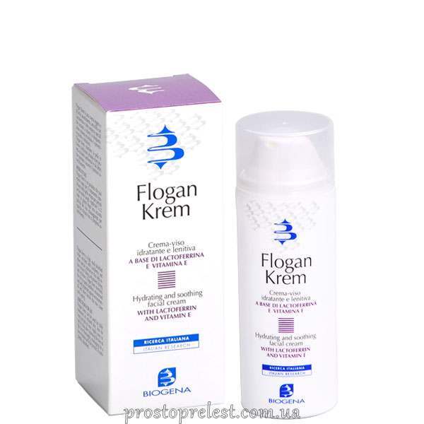 Biogena Flogan Krem - Зволожуючий заспокійливий крем для гіперреактивної шкіри