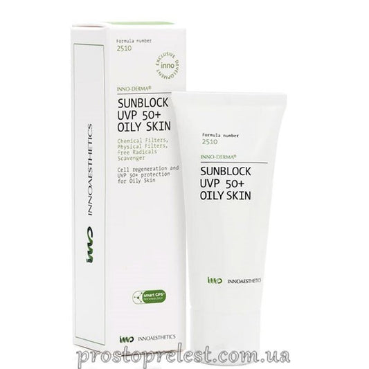 Innoaesthetics Inno-Derma Sunblock UVP 50+ Oily Skin - Солнцезащитный крем с матирующим эффектом для жирной кожи SPF 50+