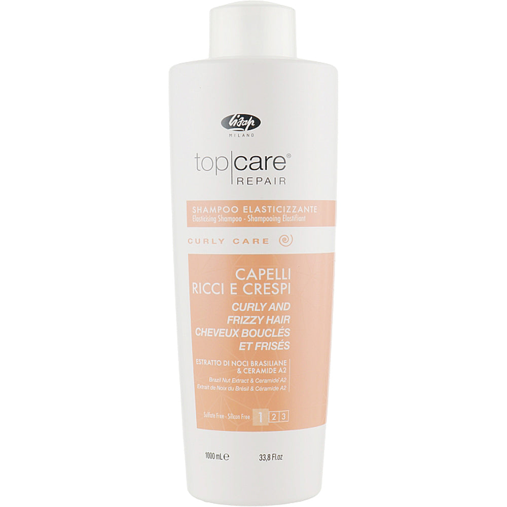 Шампунь для еластичності волосся - Lisap Curly Care Elasticising Shampoo