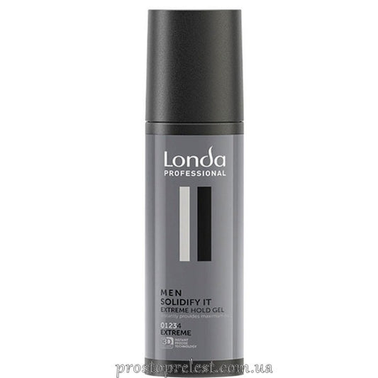 Londa Professional Men Solidify It Extreme Hold Gel - Гель для укладки волосся екстремальної фіксації