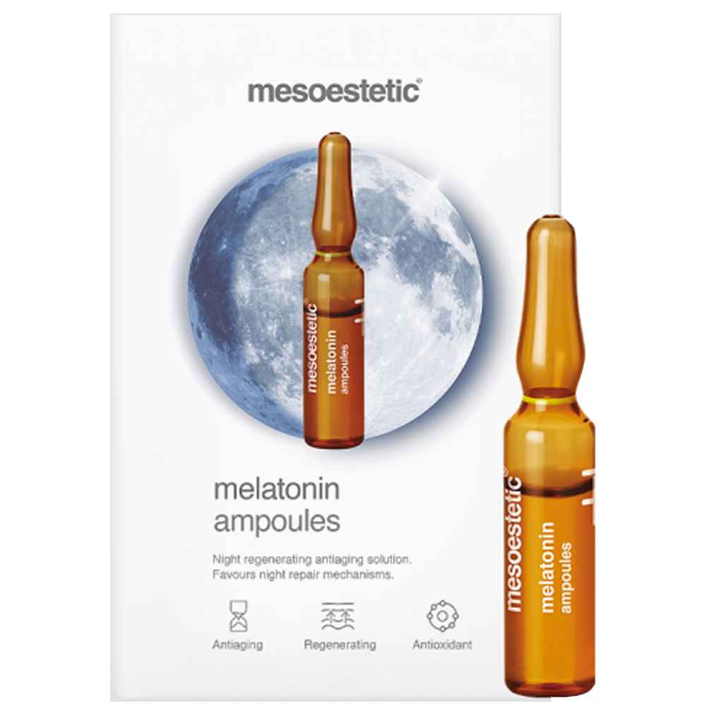 Ампули Мелатонін - освітлювальний догляд - Mesoestetic Melatonin Ampoules