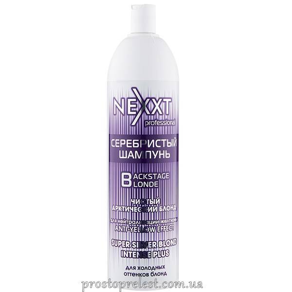 Nexxt Professional Backstage Blond Silver Shampoo - Сріблястий шампунь Чистий арктичний блонд