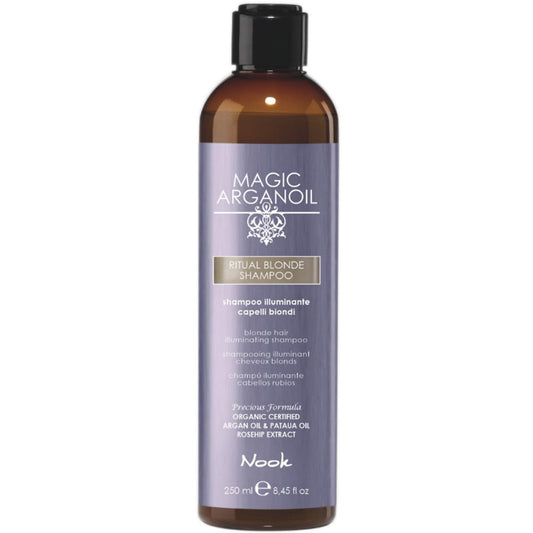 Шампунь для сияния светлых волос - Nook Magic Arganoil Ritual Blonde Shampoo