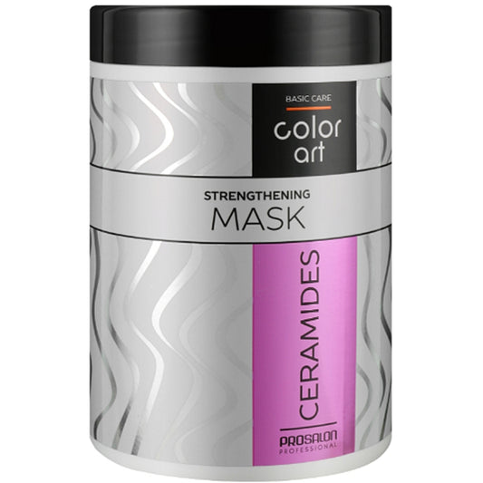Укрепляющая маска с керамидами для волос - Prosalon Basic Care Color Art Strengthening Mask