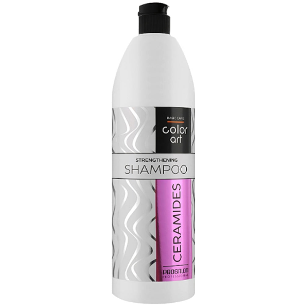 Зміцнюючий шампунь з керамідами для волосся - Prosalon Basic Care Color Art Strengthening Shampoo